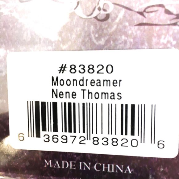 NENE THOMAS  Moondreamer Angel sitting on Moon Ceramic Wall Art VTG NOS - Picture 13 of 14